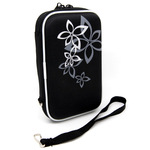 Чехол-сумка для GPS-навигаторов 4,3-5 дюймов Eva Black Flowers