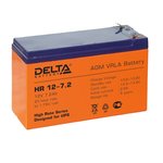 Аккумуляторная батарея Delta  серии HR 12-7.2  12 В 7.2 Ач (свинцово-кислотная)