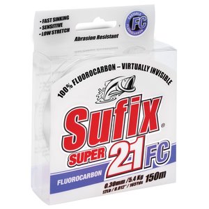 SUFIX Super 21 Fluorocarbon  150 0.18 2,9