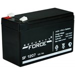 Аккумуляторная батарея Security Force SF 1207 (12В, 7Ач cвинцово-кислотная)